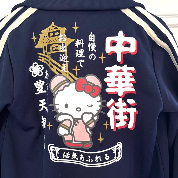From Harajuku, Tokyo Japan, RARE Vintage 2005 Hello Kitty track style zip Jacket - Picture 6 of 8